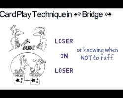Card Play Technique 01 - Loser On Loser Card Play Technique 01 - Loser On Loser