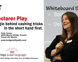 Play of the Hand - Taking Tricks in the Short Hand First