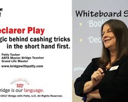 Play of the Hand - Taking Tricks in the Short Hand First