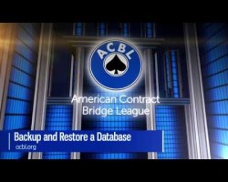 Back up and Restore Back up and Restore